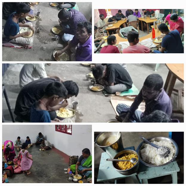  1 week of Food provided to Shine trust